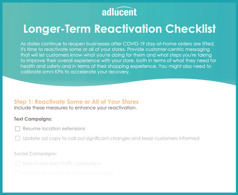 Download the Long-term Reactivation Checklist