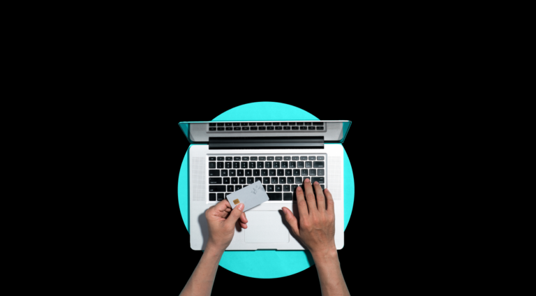 Image depicting male hands typing on computer.